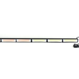 TB-099WR - barra de luz intermitente led de tráfico 62-90-120 cm blanco rojo