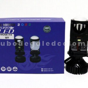 M06X-H4 W bombillo tipo lupa h4 a-c y d-c 6000 lm luz blanca