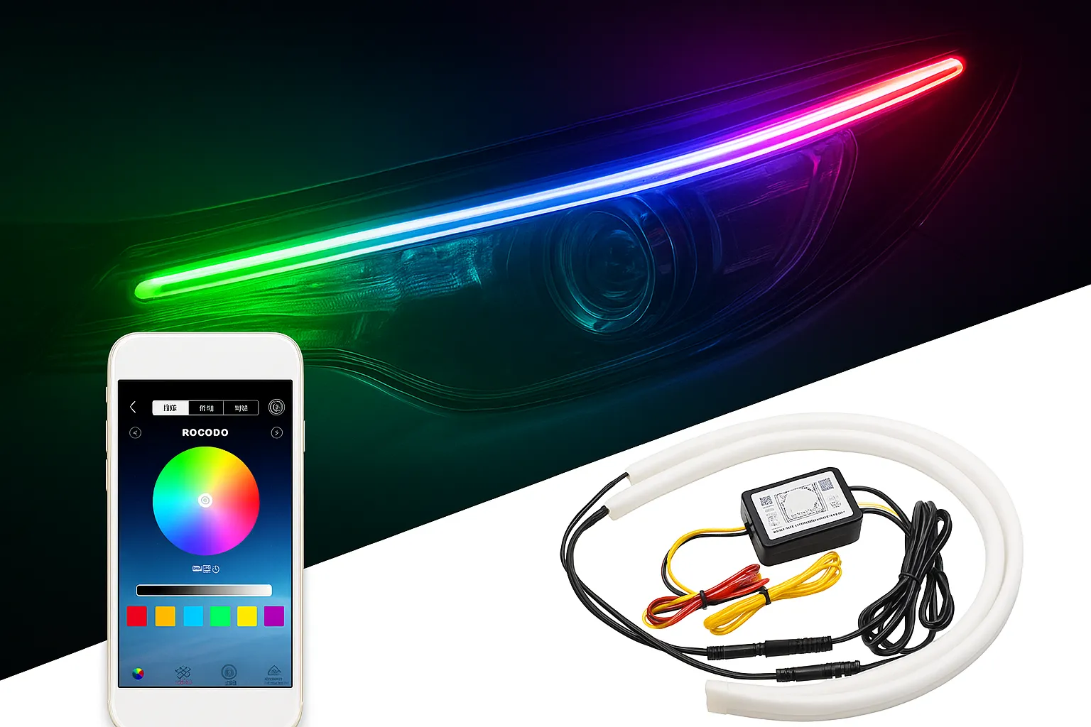 CX-45S (APP) cinta para unidad 45 cm principal runing con direccional personalizada por aplicación desde dispositivo celular - Imagen 2