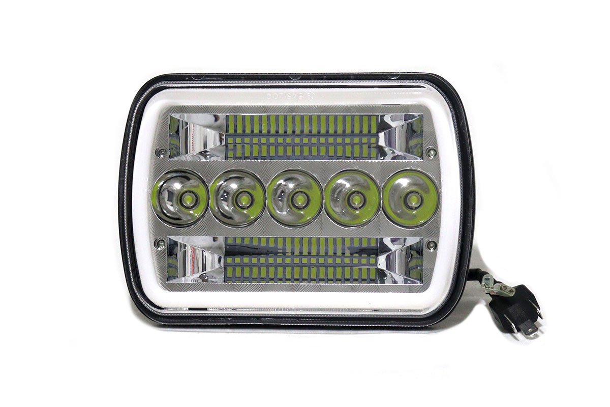 TB-024 FARO de lujo eagle doble foco funcion altas y bajas luz blanca amarilla con luz media y direccional