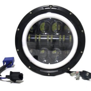 TB-008-7" FARO de lujo 7" 40w con ojo de angel funcion altas y bajas luz blanco amarillo