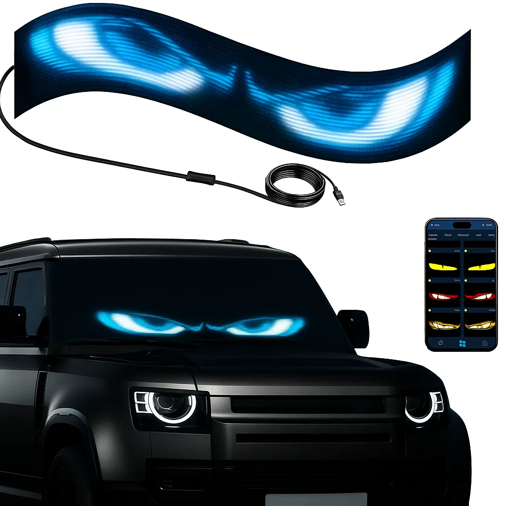 PR PANTALLAS led - pantalla led flexible de 60/90/130 cm, personalizada por aplicación desde dispositivo celular - Imagen 7
