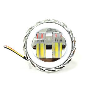 TB-112 B/R proyector de lujo bicolor tipo lupa con ojo de angel funcion altas bajas