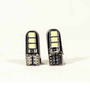 T10-6 AMARILLO cocuyo bayoneta 158 led smd siliconado funcion fijo
