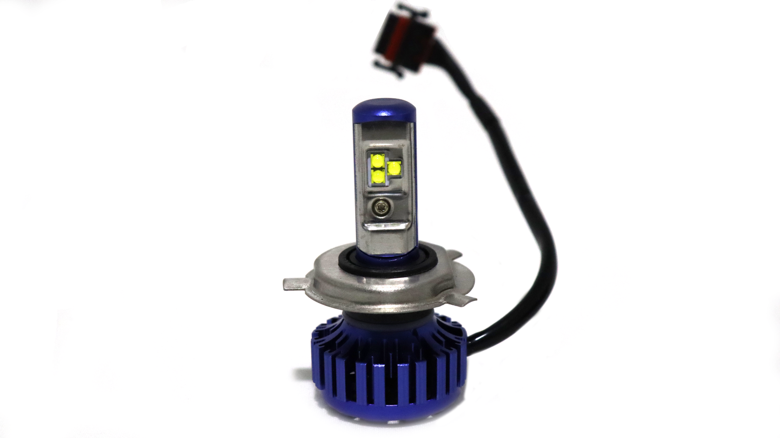 T2-H4 BOMBILLO turbo led, con led cree de alta potencia, función altas y bajas. (presentación individual)