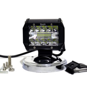 TB-016 W/Y exploradora cuadrada bicolor 20 led funcion fijo y estrober