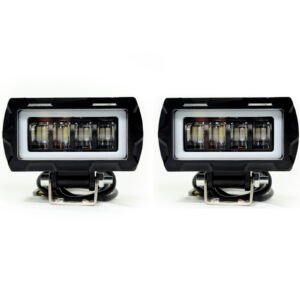 TB-106 EXPLORADORA lineal 4 lupas con neon luz expansiva bicolor