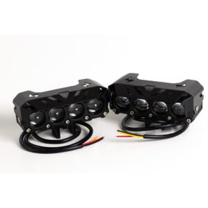 TB-514 EXPLORADORA led, tipo laser mini driving de 4 lupas, luz bicolor