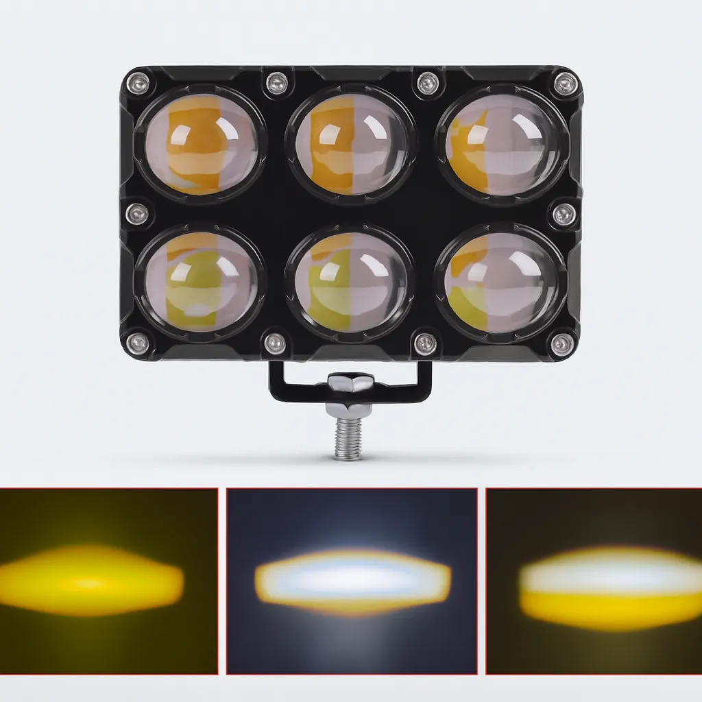 TB-620-6 LUPAS exploradora led laser sencilla de 6 lupas, luz blanca/amarilla/calida, refrigerante por disipador - Imagen 3